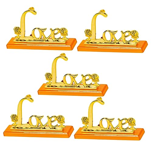 Cabilock 5 Stück Tischdekoration Rosen Desktop -Dekoration Heimdekoration Golden Cabilock 5 Stück Tischdekoration Rosen Desktop -Dekoration Heimdekoration Golden von Cabilock