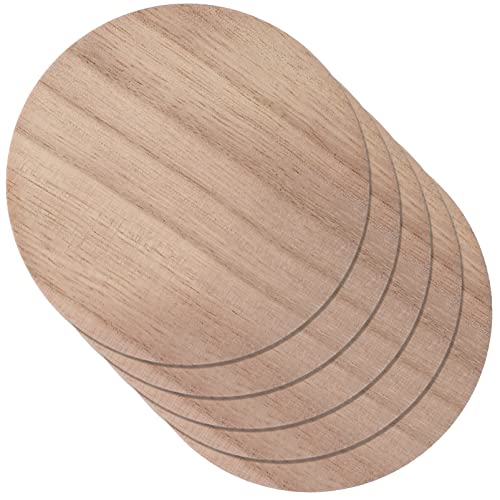 Cabilock 5 Stücke Baumscheiben Holzscheiben Zum Basteln Rund Holzplatten Holzschnitte Malen Holz Unbehandelte Malerei Holzplättchen für DIY Basteln Handwerk Kinder Handwerk Zubehör 10CM B Cabilock 5 Stücke Baumscheiben Holzscheiben Zum Basteln Rund Holzplatten Holzschnitte Malen Holz Unbehandelte Malerei Holzplättchen für DIY Basteln Handwerk Kinder Handwerk Zubehör 10CM B von Cabilock