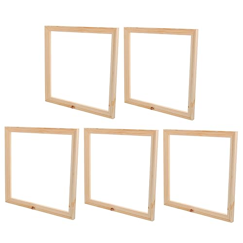 Cabilock 5 Stücke Holz Bilderrahmen 30x30cm Ölgemälde Rahmen Chic Dekorative Rahmen Für Fotos von Cabilock