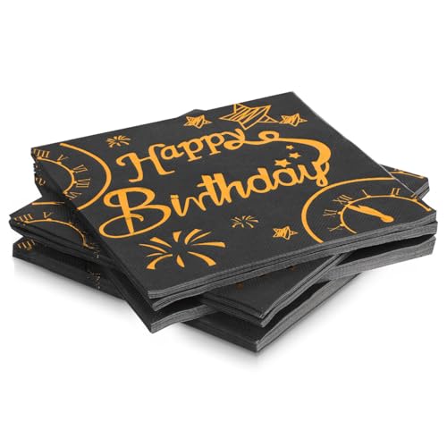 Cabilock 50 Stück Geburtstagsserviette Servietten für Geburtstagsfeiern Glücklich Dekoration bunt Rosa Gästeservietten Alles zum Geburtstag Papierservietten Servietten Hochzeit Schwarz Cabilock 50 Stück Geburtstagsserviette Servietten für Geburtstagsfeiern Glücklich Dekoration bunt Rosa Gästeservietten Alles zum Geburtstag Papierservietten Servietten Hochzeit Schwarz von Cabilock