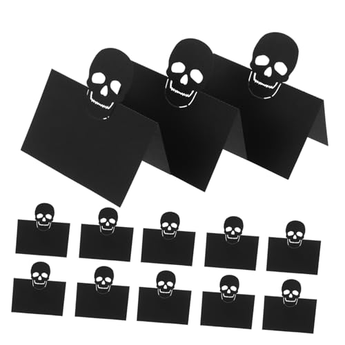 Cabilock 50 Stück Halloween Tischkarten mit Faltbare Platzkarten für Tischdekoration bei Hochzeiten Banketten Dinnerpartys Praktische Namensschilder für Sitzordnung Cabilock 50 Stück Halloween Tischkarten mit Faltbare Platzkarten für Tischdekoration bei Hochzeiten Banketten Dinnerpartys Praktische Namensschilder für Sitzordnung von Cabilock