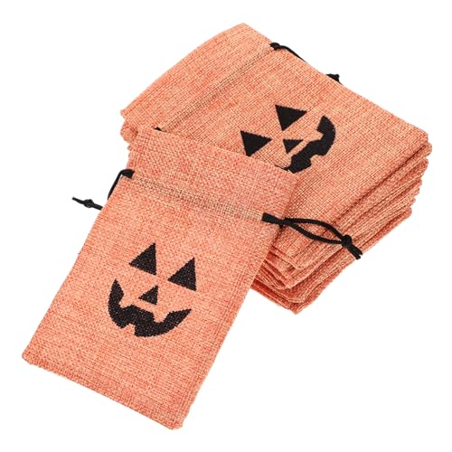 Cabilock 50 Stück Kürbislaterne -süßwarenbeutel Tasche Mit Kordelzug Halloween-goodie-bags Halloween - Favorisieren Halloween-bevorzugungsbeutel Festival Taschen Orange Hanfimitat Cabilock 50 Stück Kürbislaterne -süßwarenbeutel Tasche Mit Kordelzug Halloween-goodie-bags Halloween - Favorisieren Halloween-bevorzugungsbeutel Festival Taschen Orange Hanfimitat von Cabilock