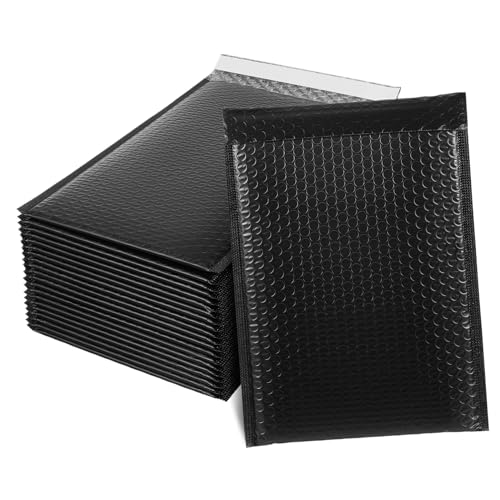 Cabilock 50 Stück Luftpolster versandtaschen Schwarz Selbstklebend Stoßdämpfend Wiederverwendbar Für Kleine Pakete Kleidung Kosmetik Verpackungsmaterial Cabilock 50 Stück Luftpolster versandtaschen Schwarz Selbstklebend Stoßdämpfend Wiederverwendbar Für Kleine Pakete Kleidung Kosmetik Verpackungsmaterial von Cabilock