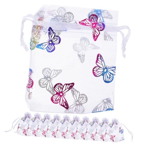 Cabilock 50 Stück Netztasche cosmetic bag kosmetikbeutel toiletries bag organizer pouch bonbontüten Taschenbeutel Partytüten für Schmuckbeutel mit Kordelzug kleine Schmuckbeutel Garn Cabilock 50 Stück Netztasche cosmetic bag kosmetikbeutel toiletries bag organizer pouch bonbontüten Taschenbeutel Partytüten für Schmuckbeutel mit Kordelzug kleine Schmuckbeutel Garn von Cabilock