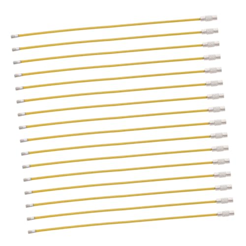 Cabilock 50 Stück Pvc beschichtete Stahl draht Schlüsselringe Robust Kratzfest Schwere Ausführung Vielseitig für Gepäck Taschen Schlüsselanhänger Sichere Verbindung und Langlebig von Cabilock