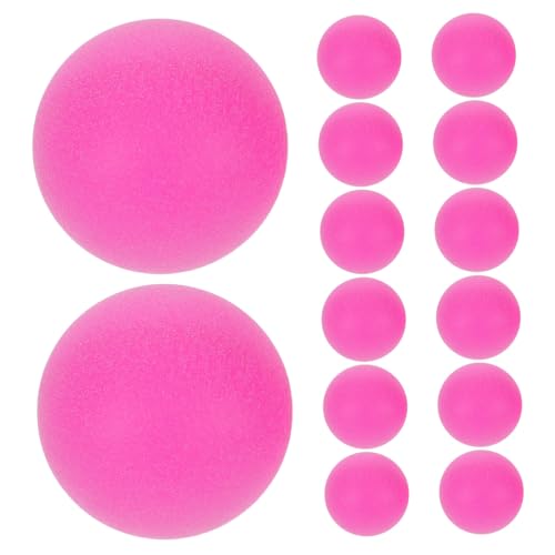 Cabilock 50 Stück Raffle Balls in Hellviolett Leichte Wiederverwendbare Kunststoff-bälle mit Blanker Oberfläche für Bingo Gewinnspiele Partyspiele und Individuelle Beschriftung von Cabilock