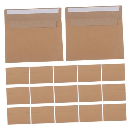 Cabilock 50 Stück Selbstklebende Umschläge für Einladungen Tragbare Briefumschläge aus Kraftpapier für Hochzeiten Grußkarten Fotos Minimalistisches Design Cabilock 50 Stück Selbstklebende Umschläge für Einladungen Tragbare Briefumschläge aus Kraftpapier für Hochzeiten Grußkarten Fotos Minimalistisches Design von Cabilock