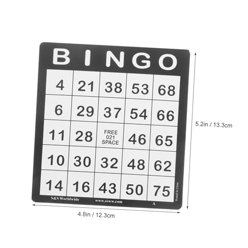 Cabilock 50 Stück Teiliges Bingo Kartenset für Zahlen Fördert Mathe und Logikfähigkeiten Vielseitig für Familienfeiern Partyspiele und Reisen Leichte Papierkarten für Unterhaltsame und von Cabilock