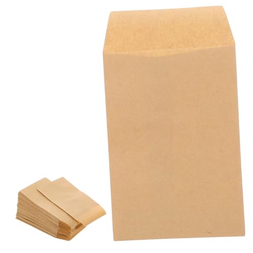 Cabilock 50 Stück Tragbare Kleine Aufbewahrungsumschläge, Verpackungsumschläge, Geldumschläge, Umschläge Für Kleine Gegenstände, Münzumschläge von Cabilock