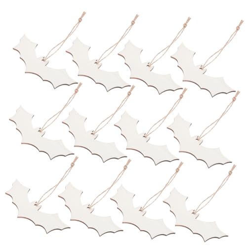 Cabilock 50 Stück Ungefertigte Holzfledermäuse zum Bemalen Halloween Deko Anhänger aus Holz DIY Bastelset für Wanddeko Herbstliche Party und Wohnraumdekoration Cabilock 50 Stück Ungefertigte Holzfledermäuse zum Bemalen Halloween Deko Anhänger aus Holz DIY Bastelset für Wanddeko Herbstliche Party und Wohnraumdekoration von Cabilock