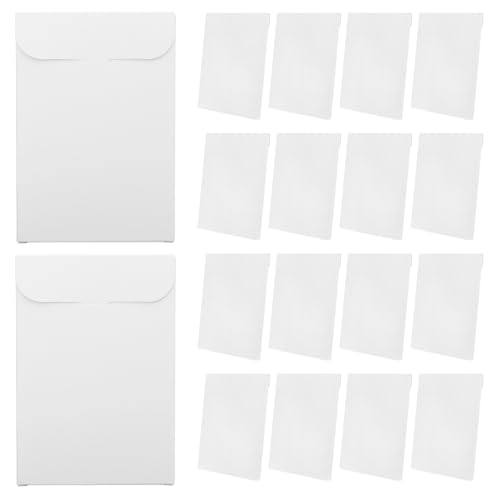 Cabilock 50 Stück Versandkartons: Papierversandkartons, Kartonversandtaschen, Postkartenumschläge zum Verpacken von Kleinunternehmen, Verpacken von Geschenken, Weiß von Cabilock