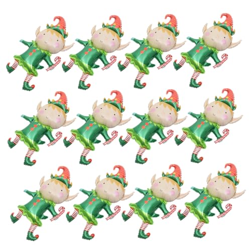 Cabilock 50 Stück Weihnachtsballons Aluminiumfolie Dekorative Ballons für Weihnachtsfeiern Geburtstagsfeiern und Festlichkeiten Langlebig und Farbenfroh Cabilock 50 Stück Weihnachtsballons Aluminiumfolie Dekorative Ballons für Weihnachtsfeiern Geburtstagsfeiern und Festlichkeiten Langlebig und Farbenfroh von Cabilock