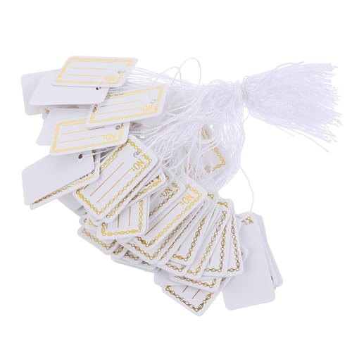 Cabilock 500 Stück Papieranhänger mit Lanyard Beschreibbare Weinjahres Etiketten Langlebige Preisschilder für Schmuck und Flaschen Praktische Hangtags für Selbstgemachte Geschenke und Cabilock 500 Stück Papieranhänger mit Lanyard Beschreibbare Weinjahres Etiketten Langlebige Preisschilder für Schmuck und Flaschen Praktische Hangtags für Selbstgemachte Geschenke und von Cabilock