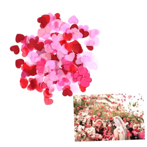 Cabilock 5000 Stück Herzförmiges Konfetti Romantische Streudeko für Hochzeit Valentinstag und Party Umweltfreundliches Papier für Tisch und Ballondekoration Cabilock 5000 Stück Herzförmiges Konfetti Romantische Streudeko für Hochzeit Valentinstag und Party Umweltfreundliches Papier für Tisch und Ballondekoration von Cabilock