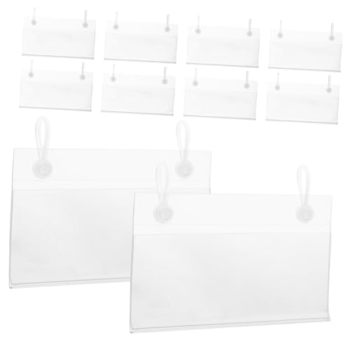 Cabilock 50Stücke Etikettenhalter Für Drahtregale Transparenter Preisschildhalter Stabiler Schildständer Für Supermärkte Restaurants Einzelhandel Cabilock 50Stücke Etikettenhalter Für Drahtregale Transparenter Preisschildhalter Stabiler Schildständer Für Supermärkte Restaurants Einzelhandel von Cabilock