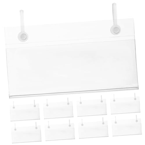 Cabilock 50Stücke Etikettenhalter Für Preisschilder Transparente Schilderständer Für Supermärkte Verschleißfester Display Halter Für Gemüse von Cabilock