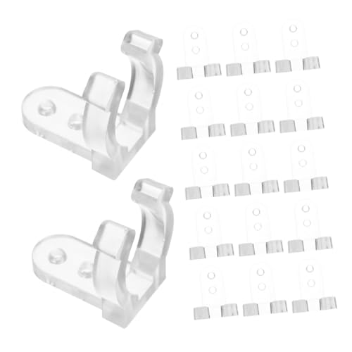 Cabilock 50Stücke Neonseil Befestigungsclips Einfache Installation Für Lichterketten Flexible Klemmen Für Innen Außenbereich Für Vielseitige Anwendungen von Cabilock