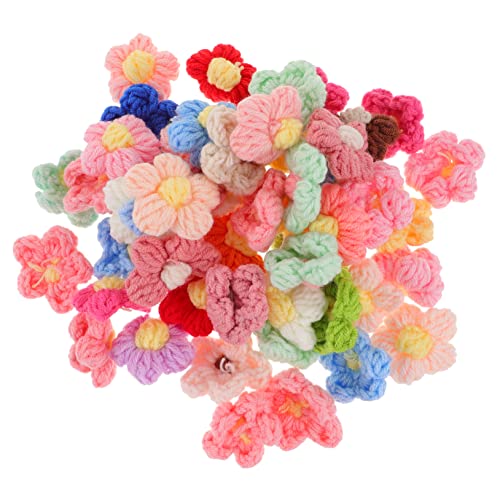 Cabilock 50stücke Handgehäkelte Blumenkleidung Dekor Applikationen Wolle Blumen Patches Für Kleidung DIY Cabilock 50stücke Handgehäkelte Blumenkleidung Dekor Applikationen Wolle Blumen Patches Für Kleidung DIY von Cabilock