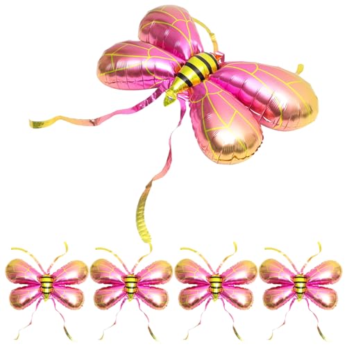 Cabilock 5St Partydekorationen hühner kinderknallzeug Bienenballon luftballone Ballonbogen-Kits Ballondekoration Feenpartyzubehör weiblicher Feenflügelballon Aluminiumfolie Rosa Cabilock 5St Partydekorationen hühner kinderknallzeug Bienenballon luftballone Ballonbogen-Kits Ballondekoration Feenpartyzubehör weiblicher Feenflügelballon Aluminiumfolie Rosa von Cabilock