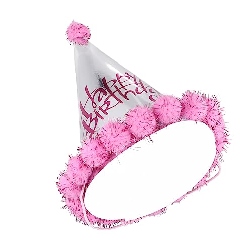 Cabilock Glänzende Geburtstagshüte Aus Papier 5er-pack Kegelförmige Pompons Partyhut-dekorationen Buchstabendruck Für Geburtstagsveranstaltungen Cabilock Glänzende Geburtstagshüte Aus Papier 5er-pack Kegelförmige Pompons Partyhut-dekorationen Buchstabendruck Für Geburtstagsveranstaltungen von Cabilock
