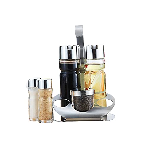 Cabilock 5stücke Teiliges Set Glasgewürzbehälter Mit Magnetverschluss Für Öl Essig Pfeffer Transparente Gewürzstreuer Für Küche Zur Aufbewahrung Von Gewürzen Und Kleinen Cabilock 5stücke Teiliges Set Glasgewürzbehälter Mit Magnetverschluss Für Öl Essig Pfeffer Transparente Gewürzstreuer Für Küche Zur Aufbewahrung Von Gewürzen Und Kleinen von Cabilock