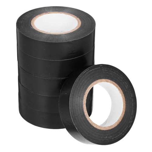 Cabilock 6 Rollen Isolierband Schwarz Stark Selbstklebend PVC Elektrisches Klebeband Für Kabelisolierung Reparatur Schutz Und Verdrahtung Cabilock 6 Rollen Isolierband Schwarz Stark Selbstklebend PVC Elektrisches Klebeband Für Kabelisolierung Reparatur Schutz Und Verdrahtung von Cabilock