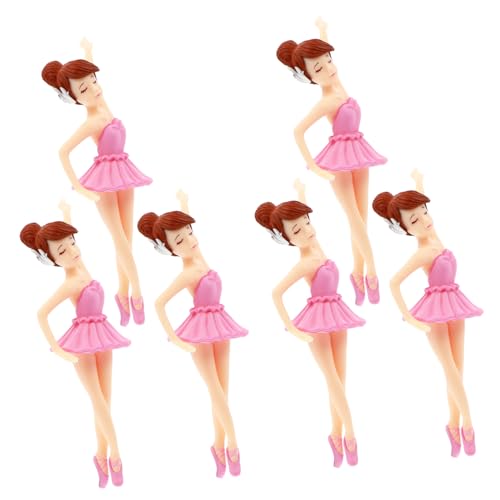 Cabilock 6 Stück Ballett Mädchen Schlüsselanhänger PVC Dekoration für Mikrolandschaften Bastelbedarf und Tortendeko für Geburtstagsfeiern und Heimdekoration Cabilock 6 Stück Ballett Mädchen Schlüsselanhänger PVC Dekoration für Mikrolandschaften Bastelbedarf und Tortendeko für Geburtstagsfeiern und Heimdekoration von Cabilock