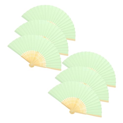 Cabilock 6 Stück Faltbare Chinesische Handfächer aus Handgehaltene Vintage Dekofächer als Hochzeitsfächer für Gäste Party und Tanzrequisiten Elegant und Vielseitig Cabilock 6 Stück Faltbare Chinesische Handfächer aus Handgehaltene Vintage Dekofächer als Hochzeitsfächer für Gäste Party und Tanzrequisiten Elegant und Vielseitig von Cabilock