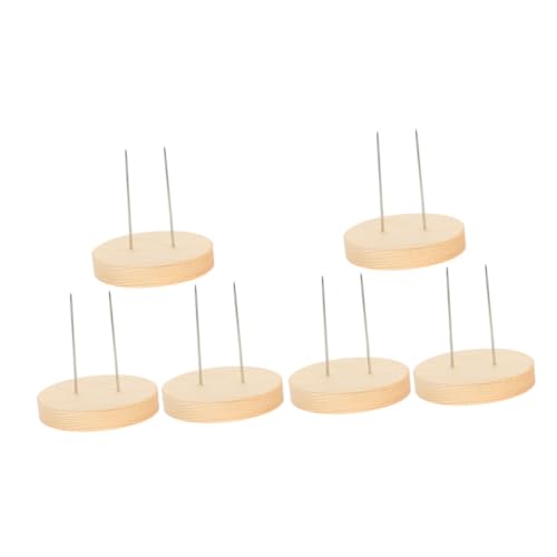 Cabilock 6 Stück Holzbasis -Ornament Puppenanzeigehalter Puppenfigurenständer Filzpuppen-Holzsockel tragbares Schaugestell für Puppen Puppendisplay-Unterstützung Modellpuppen mit Ständer Cabilock 6 Stück Holzbasis -Ornament Puppenanzeigehalter Puppenfigurenständer Filzpuppen-Holzsockel tragbares Schaugestell für Puppen Puppendisplay-Unterstützung Modellpuppen mit Ständer von Cabilock