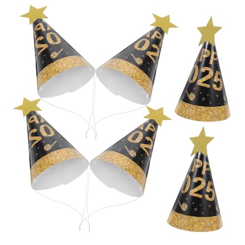 Cabilock 6 Stück Neujahrs Hüte Partyhüte für Silvesterfeiern Festliche Accessoires für Unvergessliche und Fotos Vielseitig Einsetzbar Cabilock 6 Stück Neujahrs Hüte Partyhüte für Silvesterfeiern Festliche Accessoires für Unvergessliche und Fotos Vielseitig Einsetzbar von Cabilock
