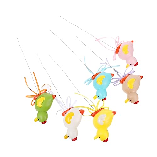 Cabilock 6 Stück Ostern Tierfiguren aus Kunststoff Realistische Dekoration für Ostern als Tisch oder Wohnaccessoire Bunten Farben Enten Eier Cabilock 6 Stück Ostern Tierfiguren aus Kunststoff Realistische Dekoration für Ostern als Tisch oder Wohnaccessoire Bunten Farben Enten Eier von Cabilock