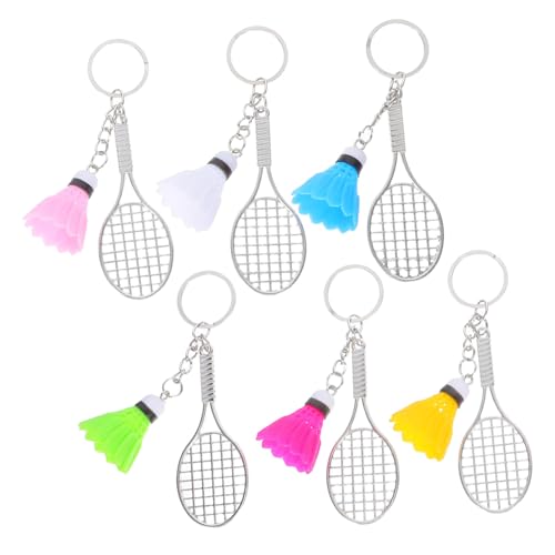 Cabilock 6 Stück Racket und Federball Schlüsselbund aus Robustem Metall für Taschen Rucksäcke und Sportliches Accessoire Cabilock 6 Stück Racket und Federball Schlüsselbund aus Robustem Metall für Taschen Rucksäcke und Sportliches Accessoire von Cabilock