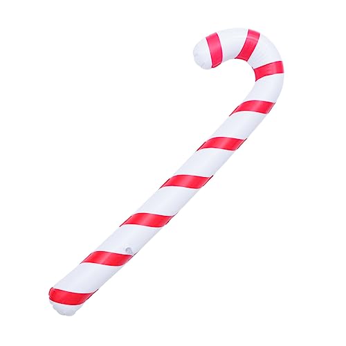 Cabilock 6 Stück Teiliges Aufblasbare Zuckerstangen Folienballons Rot Weiß Kreative Weihnachtsdeko für Geburtstag Party und Festliche Außen und Innenbereiche Kinderfreundlich und von Cabilock