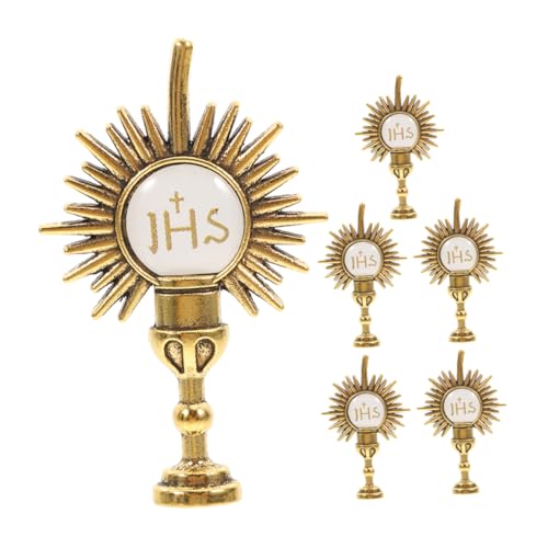 Cabilock 6 Stück Teiliges Erstkommunion Anstecknadeln aus Zinklegierung Leichte Religiöse Jhs Kreuzbroschen für Hemdkragen Stilvolle Kirchenfeiern und Tägliche Kleidung Cabilock 6 Stück Teiliges Erstkommunion Anstecknadeln aus Zinklegierung Leichte Religiöse Jhs Kreuzbroschen für Hemdkragen Stilvolle Kirchenfeiern und Tägliche Kleidung von Cabilock