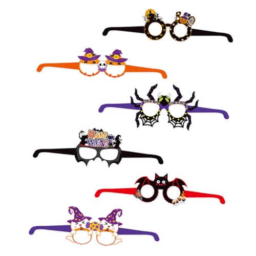 Cabilock 6 Stück Teiliges Halloween Brillen aus Stabilem Papier Leichte Partybrillen mit Einzigartigen Gruselmotiven für Kostümfeste Foto Requisiten und Dekorative Halloween Deko Cabilock 6 Stück Teiliges Halloween Brillen aus Stabilem Papier Leichte Partybrillen mit Einzigartigen Gruselmotiven für Kostümfeste Foto Requisiten und Dekorative Halloween Deko von Cabilock