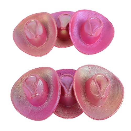 Cabilock 6 Stück Teiliges Mini Cowboy Hüte aus Kunststoff Farbverlaufsrosa Miniatur Westernhut für DIY Basteln Puppenhaus Dekoration Party Accessoires Detailreiche Handwerkskunst Cabilock 6 Stück Teiliges Mini Cowboy Hüte aus Kunststoff Farbverlaufsrosa Miniatur Westernhut für DIY Basteln Puppenhaus Dekoration Party Accessoires Detailreiche Handwerkskunst von Cabilock