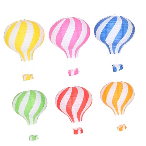 Cabilock 6 Stück Teiliges Papierlaternen Faltbare Hochzeits und Partydesign Dekoration für Geburtstagsfeiern Weihnachten und Verlobungsfeiern Vielseitige Farben für von Cabilock