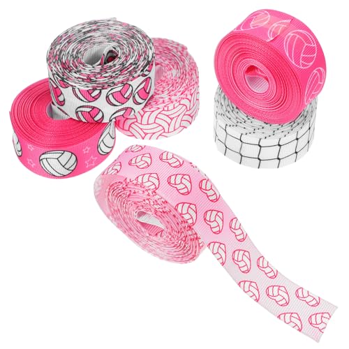 Cabilock 6 Stück Volleyball Ripsband Yards Sportliches Geschenkband für Bastelprojekte Partydekoration und Verpackungen mit Volleyball Cabilock 6 Stück Volleyball Ripsband Yards Sportliches Geschenkband für Bastelprojekte Partydekoration und Verpackungen mit Volleyball von Cabilock