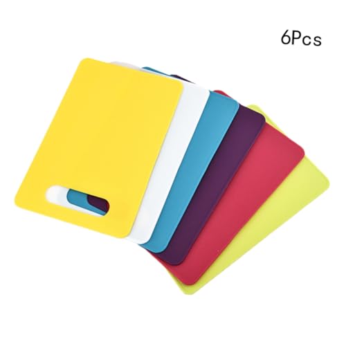 Cabilock 6 Stück -schneidebrett Schneidebretter Schneidematten Hackklötze Zufällige Farbe Cabilock 6 Stück -schneidebrett Schneidebretter Schneidematten Hackklötze Zufällige Farbe von Cabilock