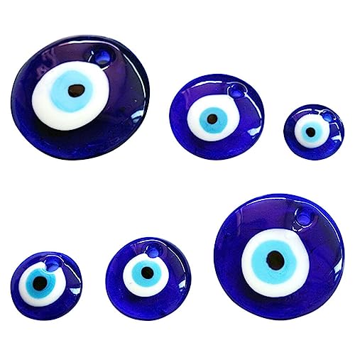 Cabilock 6 Stücke Türkisches Blaues Auge Perlen Glasperlen Nazar Boncuk Glas Spacer Evil Eye Beads Charms Schmuck Amulett Böse Blick Kette Auto Deko Anhänger Glücksbringer Ramadan Cabilock 6 Stücke Türkisches Blaues Auge Perlen Glasperlen Nazar Boncuk Glas Spacer Evil Eye Beads Charms Schmuck Amulett Böse Blick Kette Auto Deko Anhänger Glücksbringer Ramadan von Cabilock