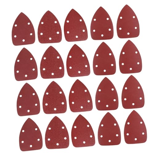 Cabilock 60 Stück Dreieck Schleifpapier Netz Schleif Polierpad Schleifpads Schleifpapier Für Wände Feines Schleifpapier Schleifpapier Mit Sortierter Körnung Dreieck Schleifpapier von Cabilock