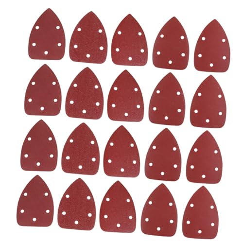 Cabilock 60 Stück Dreieckiges Schleifpapier Schleifpads Schleifpapier Mit Verschiedenen Körnungen Sandpapier Schleifpapier Strömen Schleifpapier Mit Dreieckiger Rückseite Rot Cabilock 60 Stück Dreieckiges Schleifpapier Schleifpads Schleifpapier Mit Verschiedenen Körnungen Sandpapier Schleifpapier Strömen Schleifpapier Mit Dreieckiger Rückseite Rot von Cabilock