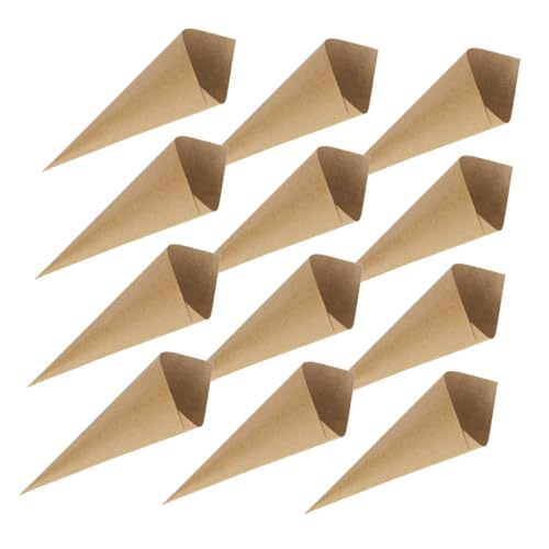 Cabilock 60 Stück Papierblütenkonen für Hochzeiten Kreative Konfetti Halter aus Kraftpapier für Vintage Feiern für Blumendekorationen und Süßigkeitenpräsentationen Cabilock 60 Stück Papierblütenkonen für Hochzeiten Kreative Konfetti Halter aus Kraftpapier für Vintage Feiern für Blumendekorationen und Süßigkeitenpräsentationen von Cabilock