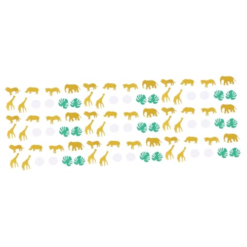 Cabilock 600 Stk Konfetti-Dekorationen kinder geburtstagsdeko kindergeburtstags dekoration hawaiianisches Dekor Tischstreuer für die Party Weihnachtsdekorationen Tischdekoration wild Tier von Cabilock