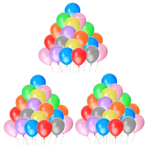 Cabilock 600 Stück 10 Partyballons hochzeitsdeko latex luftballons partydekoration partyspieße Bogendekor Hochzeitsballon Party-Latexballon Latexballon zum Geburtstag Perlmutt Perlenkugel von Cabilock