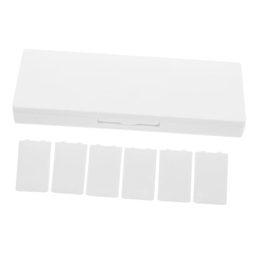 Cabilock 6Gitter Leere Lidschattenpalette mit Fächern Nachfüllbare DIY Aquarellfarben Box für Lippenstift und Körperfarbe Tragbare Make Up Lösung für Kreative Projekte Cabilock 6Gitter Leere Lidschattenpalette mit Fächern Nachfüllbare DIY Aquarellfarben Box für Lippenstift und Körperfarbe Tragbare Make Up Lösung für Kreative Projekte von Cabilock