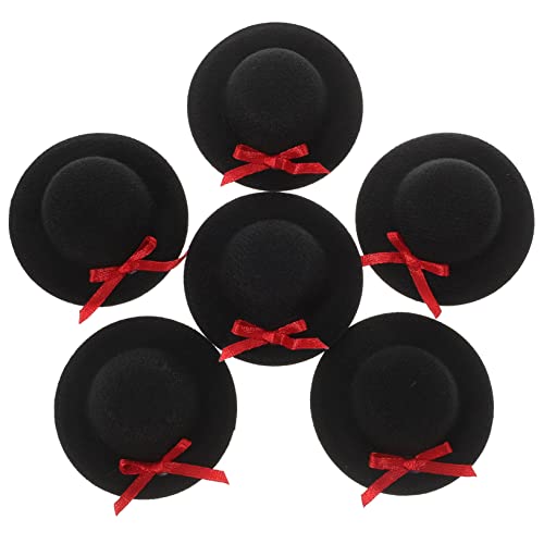 Cabilock 6St Mini-Zylinder weinachtsmützen weihnachsmütze Niedlicher Hut zierkappen Partyhut Mini-Geburtstagshüte basteln bastelset miniatur formeller hut kleine hüte für party Stoff Black Cabilock 6St Mini-Zylinder weinachtsmützen weihnachsmütze Niedlicher Hut zierkappen Partyhut Mini-Geburtstagshüte basteln bastelset miniatur formeller hut kleine hüte für party Stoff Black von Cabilock