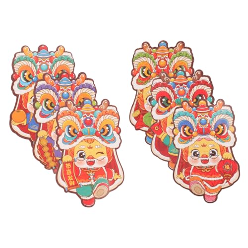 Cabilock 6St Roter Umschlag zum Jahr des Drachen Drachenplüsch Rote Umschläge Drache Jahresbanner Jahr Die chinese new year chinesisch neujahr Chinesische Umschläge Geldbeutel Papier Cabilock 6St Roter Umschlag zum Jahr des Drachen Drachenplüsch Rote Umschläge Drache Jahresbanner Jahr Die chinese new year chinesisch neujahr Chinesische Umschläge Geldbeutel Papier von Cabilock