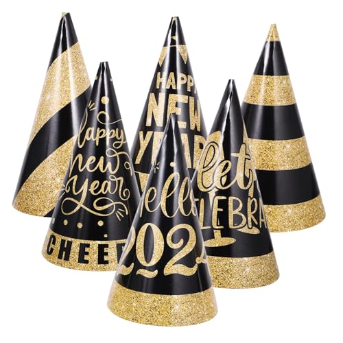 Cabilock 2024 Neujahrshüte Papier Party Supplies Partyhüte Silvester Party Sulies Dekorationen von Cabilock