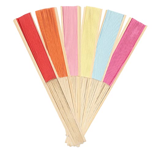 Cabilock 6Stücke DIY Papierfächer Faltbare für Kinderzimmerdekoration aus Langlebigem und Papier für Kreative Malprojekte und Besondere Anlässe Bunte Farben Cabilock 6Stücke DIY Papierfächer Faltbare für Kinderzimmerdekoration aus Langlebigem und Papier für Kreative Malprojekte und Besondere Anlässe Bunte Farben von Cabilock